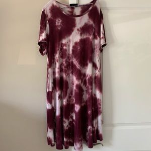 Lane Bryant tie dye dress